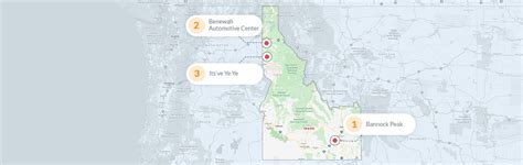 idaho casinos map